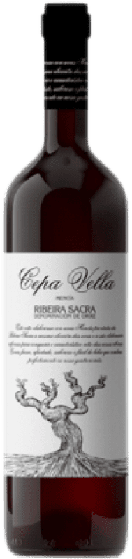10,95 € 免费送货 | 红汽酒 Abadia da Cova Cepa Vella D.O. Ribeira Sacra 西班牙 Mencía 瓶子 75 cl