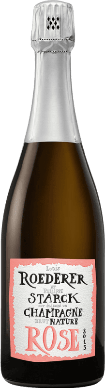 126,95 € 送料無料 | ロゼスパークリングワイン Louis Roederer Philippe Starck Rosé A.O.C. Champagne フランス Pinot Black, Chardonnay, Pinot Meunier ボトル 75 cl