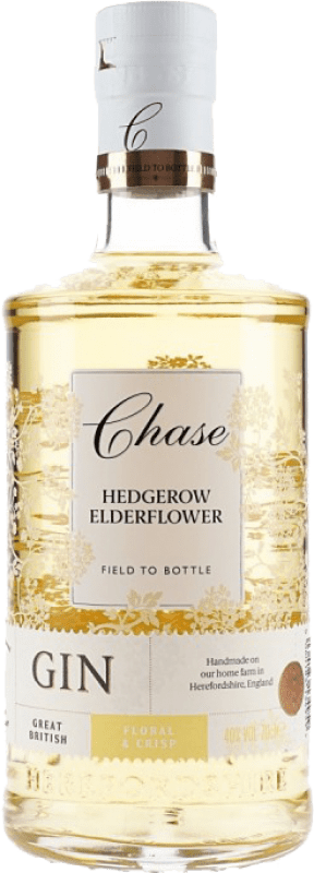 28,95 € Envío gratis | Ginebra Gin William Chase Hedgerow Elderflower Reino Unido Botella 70 cl