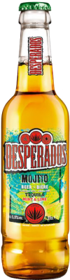7,95 € Бесплатная доставка | Коробка из 6 единиц Пиво Desperados Mojito Франция треть литровая бутылка 33 cl