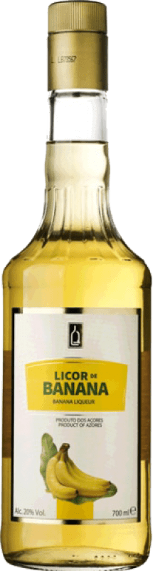 6,95 € 免费送货 | 利口酒 DeVa Vallesana Banana 加泰罗尼亚 西班牙 瓶子 1 L