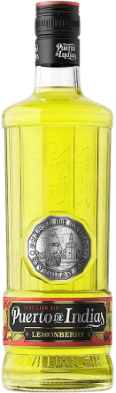 22,95 € 免费送货 | 金酒 Gin Puerto de Indias Lemonberry 西班牙 70 cl Lemon — 柠檬, Berry — 浆果