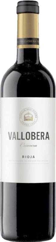 128,95 € 送料無料 | 赤ワイン Vallobera 高齢者 D.O.Ca. Rioja ラ・リオハ スペイン Tempranillo 特別なボトル 5 L