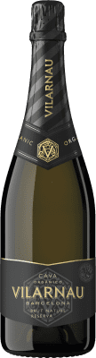 26,95 € 免费送货 | 白起泡酒 Vilarnau Brut Nature 预订 D.O. Cava 加泰罗尼亚 西班牙 Macabeo, Chardonnay, Parellada 瓶子 Magnum 1,5 L