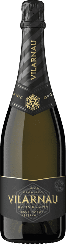28,95 € Envoi gratuit | Vin Mousseux Blanc Vilarnau Brut Nature Réserve D.O. Cava Catalogne Espagne Macabeo — Macabeu, Chardonnay, Parellada Bouteille Magnum 1,5 L