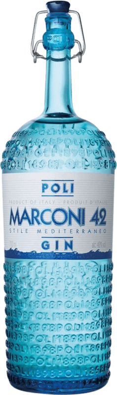 46,95 € Kostenloser Versand | Genever Gin Marconi Poli 42 Italien 70 cl