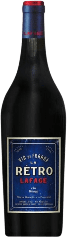 10,95 € Envío gratis | Vino tinto Lafage La Retro Joven I.G.P. Vin de Pays Côtes Catalanes Languedoc-Roussillon Francia Botella 75 cl