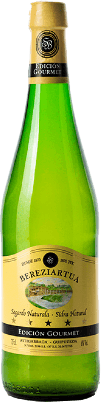 5,95 € Free Shipping | Cider Bereziartua Sagardotegia Edición Gourmet Spain Bottle 75 cl