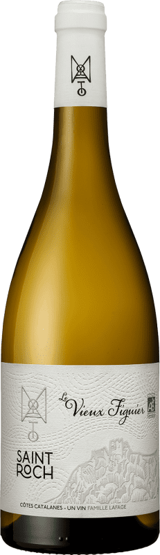 13,95 € Бесплатная доставка | Белое вино Saint Roch Le Vieux Figuier Молодой I.G.P. Vin de Pays Côtes Catalanes Лангедок-Руссильон Франция бутылка 75 cl