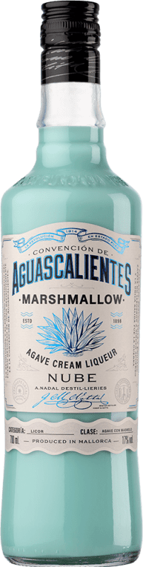 12,95 € Free Shipping | Cream Liqueur Antonio Nadal Aguascalientes Spain 70 cl Agave, Marshmallow, Nube — Marshmallow Candy Fluff
