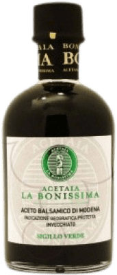 21,95 € Spedizione Gratuita | Aceto La Bonissima Sigillo Verde Balsámico D.O.C. Modena Italia Piccola Bottiglia 25 cl