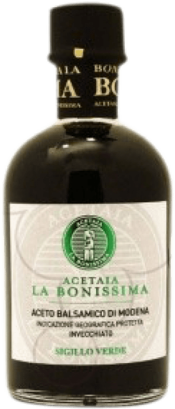 17,95 € 免费送货 | 醋 La Bonissima Sigillo Balsamico — 香醋, Verde — 绿色 D.O.C. Modena 意大利 小瓶装 25 cl