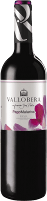 8,95 € Free Shipping | Red wine Vallobera Pago Malarina Oak D.O.Ca. Rioja The Rioja Spain Bottle 75 cl