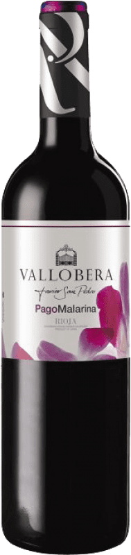 8,95 € Envío gratis | Vino tinto Vallobera Pago Malarina Roble D.O.Ca. Rioja La Rioja España Botella 75 cl