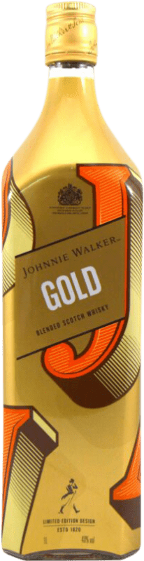 83,95 € Kostenloser Versand | Whiskey Blended Johnnie Walker Gold Edition Reserve Großbritannien Flasche 1 L