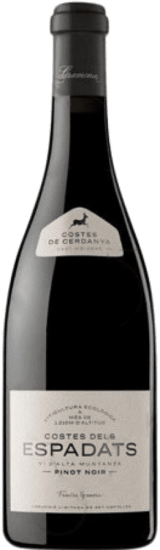 39,95 € Бесплатная доставка | Красное вино Gramona Costes dels Espadats Молодой Каталония Испания Pinot Black бутылка 75 cl