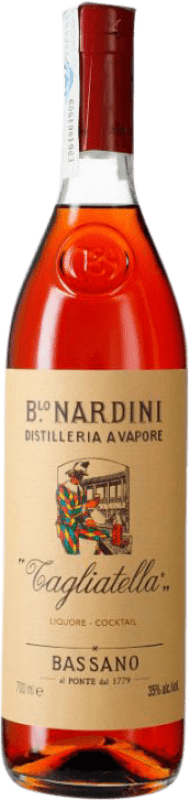 27,95 € Envio grátis | Aguardente Grappa Bortolo Nardini Tagliatella Itália Garrafa 70 cl