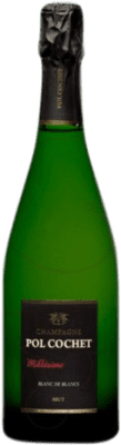 49,95 € 送料無料 | 白スパークリングワイン Pol Cochet Millésimé Blanc de Blancs Brut グランド・リザーブ A.O.C. Champagne シャンパン フランス Chardonnay ボトル 75 cl