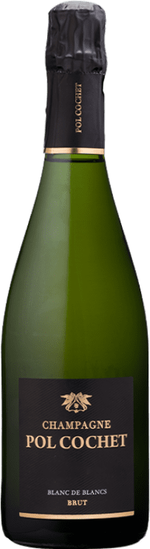 41,95 € 送料無料 | 白のスパークリングワイン Pol Cochet Brut — ブリュット Millésimé, Blanc de Blancs グラン・レセルバ A.O.C. Champagne シャンパン フランス Chardonnay — シャルドネ 75 cl