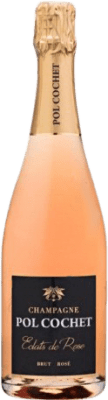 47,95 € 送料無料 | ロゼのスパークリングワイン Pol Cochet Éclats Brut — ブリュット Rosé — ロゼ グラン・レセルバ A.O.C. Champagne シャンパン フランス Pinot Noir — ピノ・ノワール 75 cl