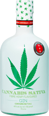 36,95 € Free Shipping | Gin Cannabis Sativa Netherlands Bottle 70 cl