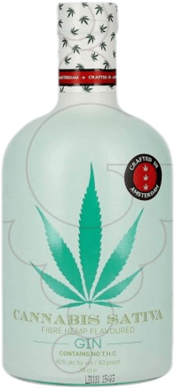 34,95 € Бесплатная доставка | Джин Cannabis Sativa Нидерланды бутылка 70 cl
