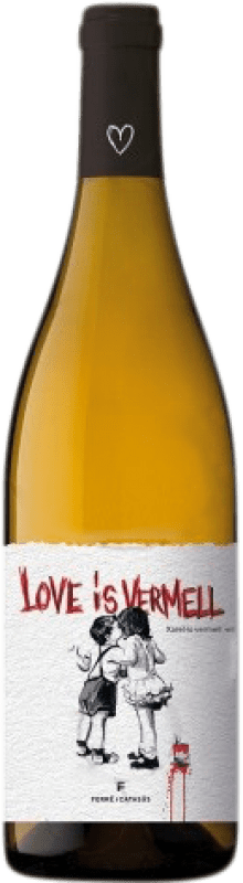 14,95 € Kostenloser Versand | Weißwein Ferré i Catasús Love is Vermell Jung D.O. Penedès Katalonien Spanien Xarel·lo Vermell Flasche 75 cl