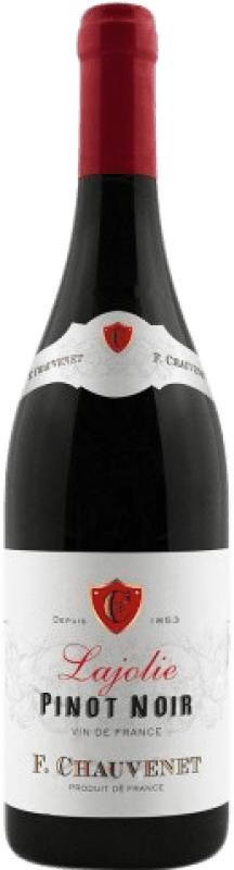 12,95 € Spedizione Gratuita | Vino Rosso Francoise Chauvenet Lajolie Giovane A.O.C. Bourgogne Borgogna Francia Pinot Nero 75 cl