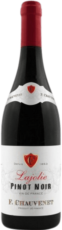 12,95 € Spedizione Gratuita | Vino rosso Francoise Chauvenet Lajolie Giovane A.O.C. Bourgogne Borgogna Francia Pinot Nero Bottiglia 75 cl