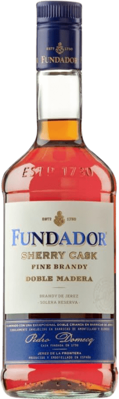 19,95 € Spedizione Gratuita | Brandy Pedro Domecq Fundador Sherry Cask Doble Madera Andalucía y Extremadura Spagna Bottiglia 70 cl
