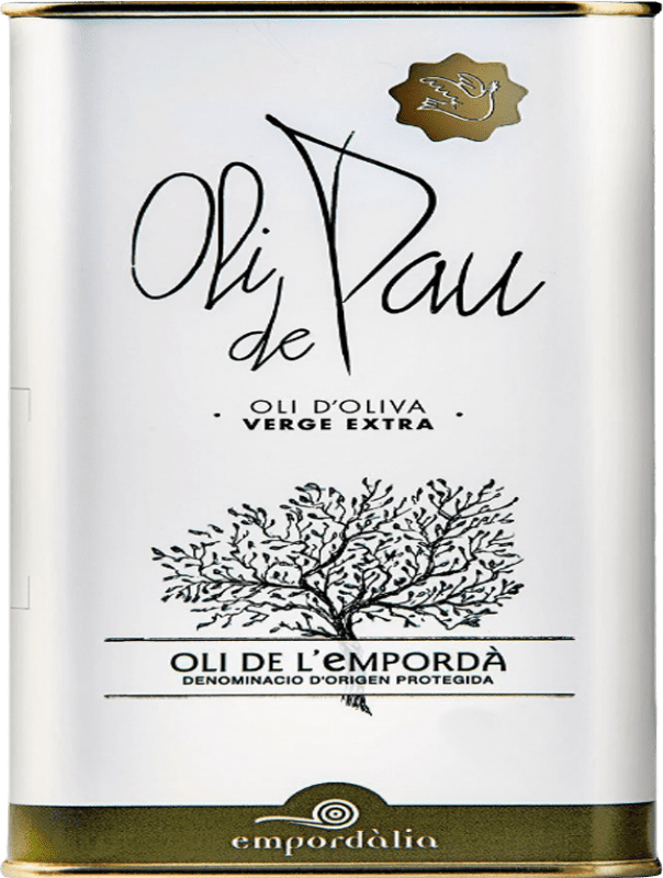 49,95 € Envio grátis | Azeite de Oliva Oli de Pau AOVE Virgem Extra Catalunha Espanha Lata Especial 2 L
