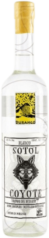 69,95 € Envio grátis | Aguardente Orujo Gerardo Ruelas Sotol Coyote Durango Blanco México Garrafa 70 cl