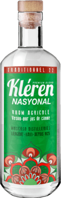 42,95 € 免费送货 | 朗姆酒 Kléren Traditionnel 22 海地 瓶子 70 cl