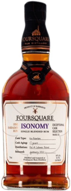 205,95 € Envío gratis | Ron Foursquare Isonomy Barbados 70 cl