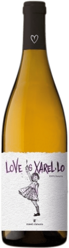 14,95 € Бесплатная доставка | Белое вино Ferré i Catasús Love Is Молодой D.O. Penedès Каталония Испания Xarel·lo бутылка 75 cl