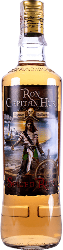 6,95 € Free Shipping | Rum Capitan Huk. Spiced Spain Small Bottle 20 cl