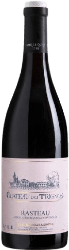 17,95 € Envío gratis | Vino tinto Château du Trignon Rasteau Crianza A.O.C. Côtes du Rhône Rhône Francia Botella 75 cl