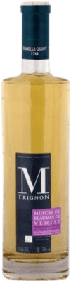 15,95 € Envio grátis | Vinho tinto Château du Trignon Crianza A.O.C. Beaumes de Venise Rhône França Mascate Giallo Garrafa 75 cl
