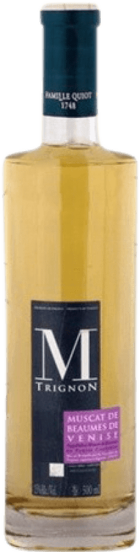 15,95 € Kostenloser Versand | Rotwein Château du Trignon Alterung A.O.C. Beaumes de Venise Rhône Frankreich Muscat Giallo Flasche 75 cl