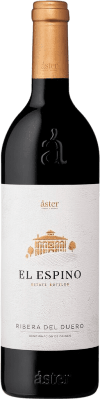 49,95 € Envio grátis | Vinho Tinto Áster El Espino Crianza D.O. Ribera del Duero Castela e Leão Espanha Garrafa 75 cl