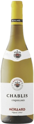 28,95 € 免费送货 | 白葡萄酒 Moillard Grivot Coquillage Crianza — 陈酿 A.O.C. Chablis 勃艮第 法国 75 cl