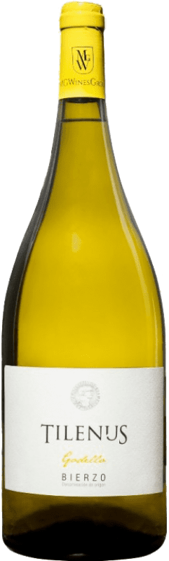 27,95 € Kostenloser Versand | Weißwein Estefanía Tilenus La Florida Alterung D.O. Bierzo Kastilien und León Spanien Godello Flasche 75 cl
