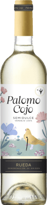 10,95 € 免费送货 | 白酒 Palomo Cojo 半干半甜 D.O. Rueda 卡斯蒂利亚莱昂 西班牙 Verdejo 瓶子 75 cl