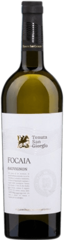 6,95 € Бесплатная доставка | Белое вино Tenuta San Giorgio Focaia Молодой I.G.T. Veneto Венето Италия Sauvignon бутылка 75 cl