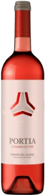 9,95 € Envío gratis | Vino rosado Portia Rosado Cuvée Joven D.O. Ribera del Duero Castilla y León España Botella 75 cl