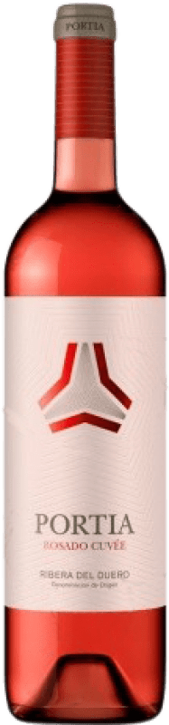 9,95 € Envoi gratuit | Vin rose Portia Rosado Cuvée Jeune D.O. Ribera del Duero Castille et Leon Espagne Bouteille 75 cl