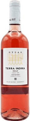 11,95 € Free Shipping | Rosé wine Mas Pòlit Terra Indika Rosat Young D.O. Empordà Catalonia Spain Bottle 75 cl