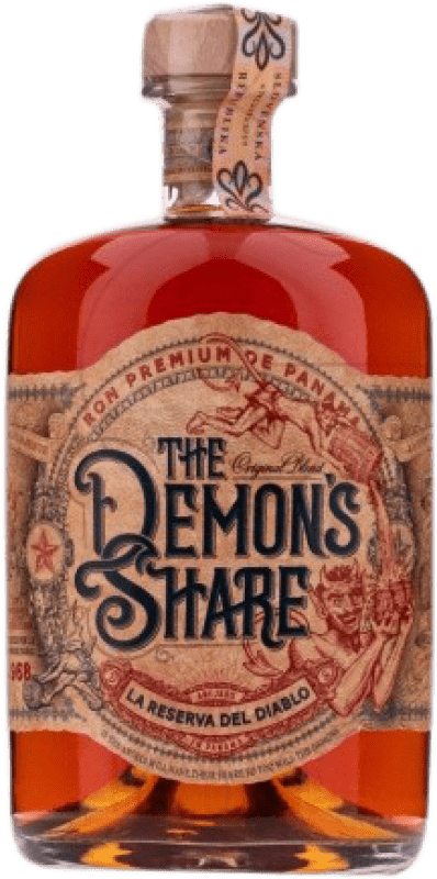 249,95 € Бесплатная доставка | Ром The Demon's Share La Reserva del Diablo Панама 6 Лет Бутылка Иеровоам-Двойной Магнум 3 L