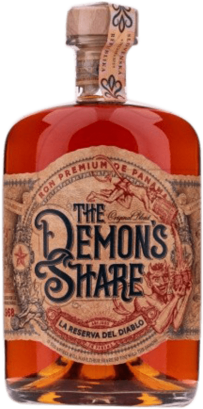 261,95 € Envio grátis | Rum The Demon's Share La Reserva del Diablo Panamá 6 Anos Garrafa Jéroboam-Duplo Magnum 3 L