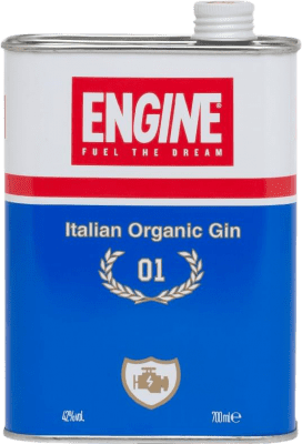 46,95 € Free Shipping | Genever Gin Engine Piemonte Italy Organic — Eco Special Can 70 cl